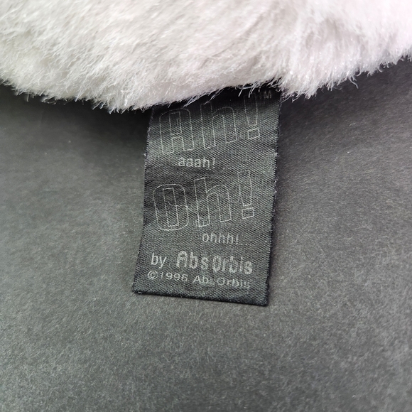 Rare Vtg 1998 Orbis Aaah Ohhh Teddy Bear Zipper 18" Plush Stuffed Animal. - Picture 10 of 10